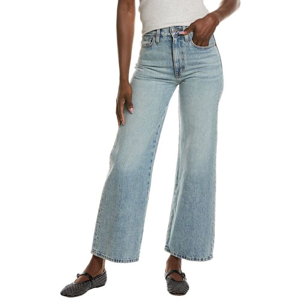 Emerson Fry Womens  Perfect Wide Leg Jean, Blue